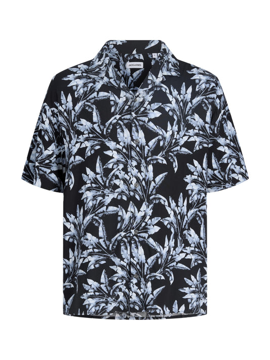 JJJEFF MONOCHROME AOP RESORT SHIRT SS 