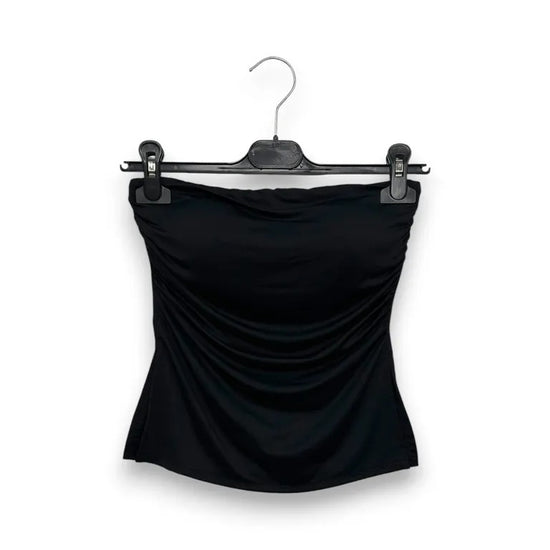 Top a fascia con coppa e drappeggio al lato 