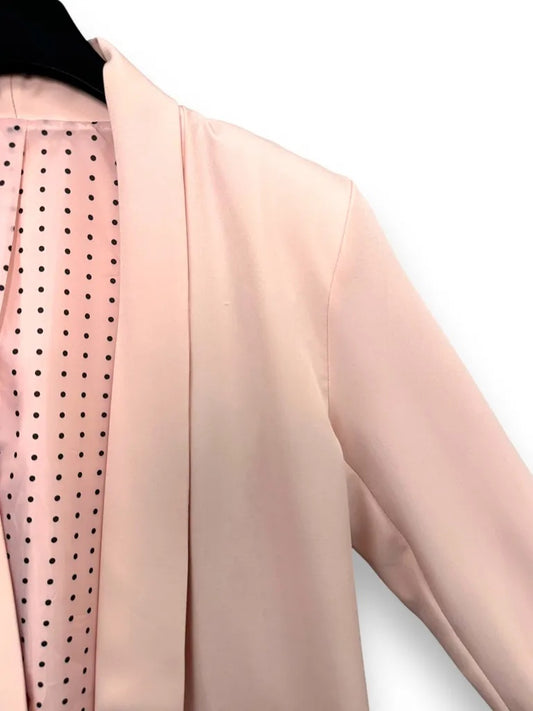 Blazer con fodera a pois 