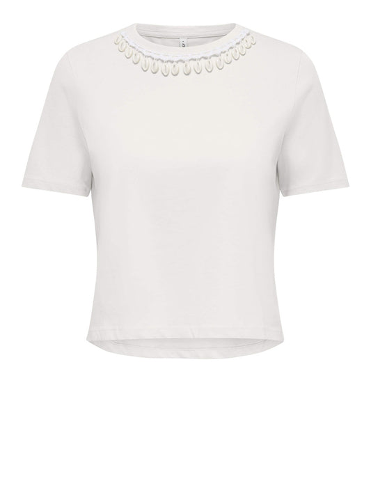 15372088/Cloud Dancer Shell neckline ONLY