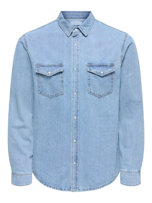 22023247/Medium Blue Denim ONLY&SONS