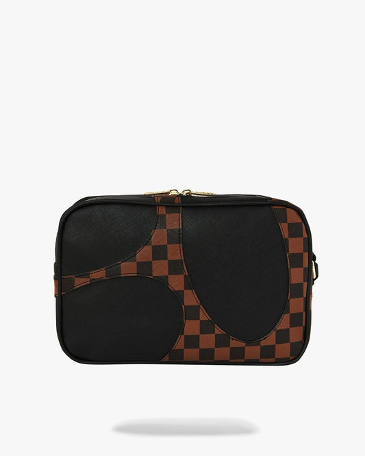 JETSTREAM BROWN TOILETRY BAG 