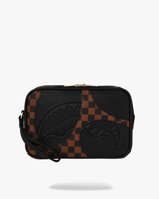JETSTREAM BROWN TOILETRY BAG 