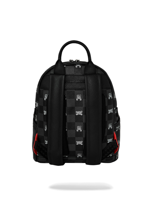 GRAY PEEKING CHARACTER<BR/>CHECK SAVAGE BACKPACK 