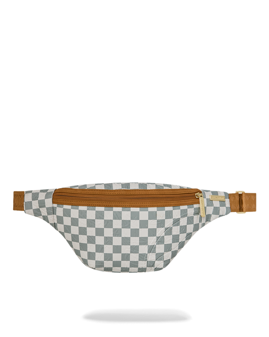 GRAFF EMBOSSED CREAM CHECK<BR/>SAVVY CROSSBODY 