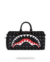 GRAY PEEKING CHARACTER CHECK<BR/>DUFFLE 