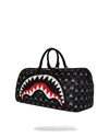 GRAY PEEKING CHARACTER CHECK<BR/>DUFFLE 