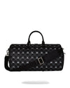 GRAY PEEKING CHARACTER CHECK<BR/>DUFFLE 