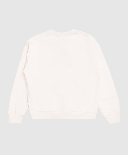 BEAR IN THE POCKET IVORY OVER CREWNECK 