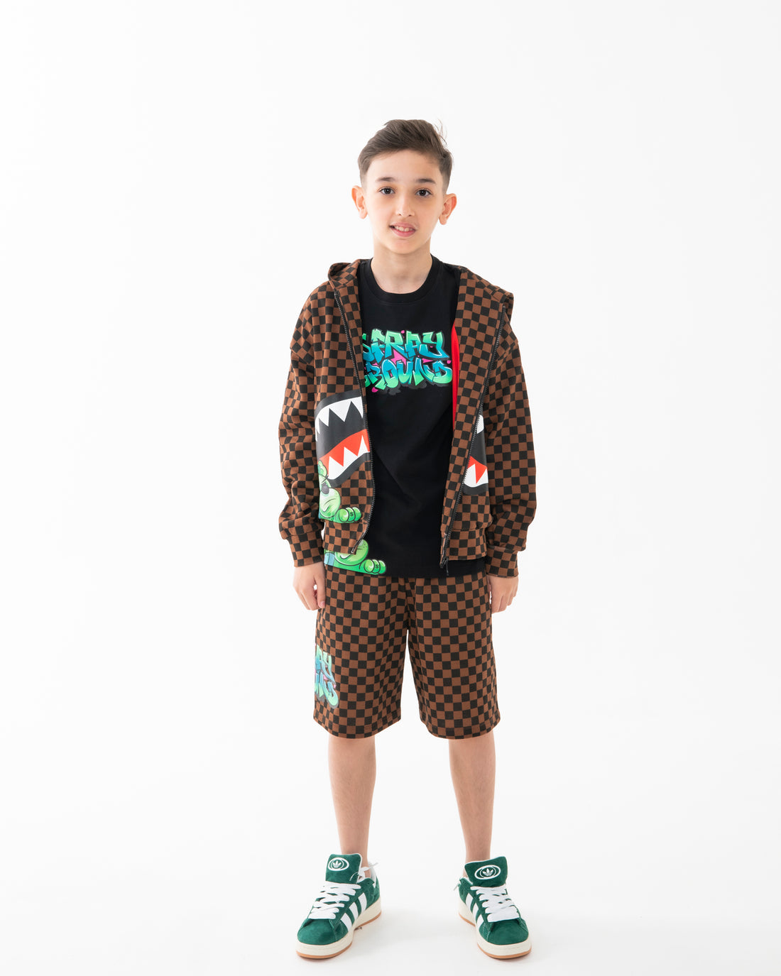 CATCH BEAR CHECK SHORTS 