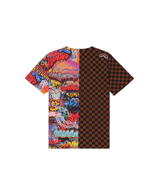MAKES THE WORLD GO ROUND SPLIT REGULAR T-SHIRT 