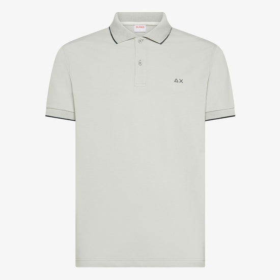 POLO SMALL STRIPE ON COLLAR S/S 