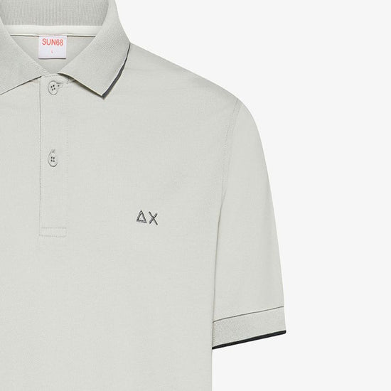 POLO SMALL STRIPE ON COLLAR S/S 