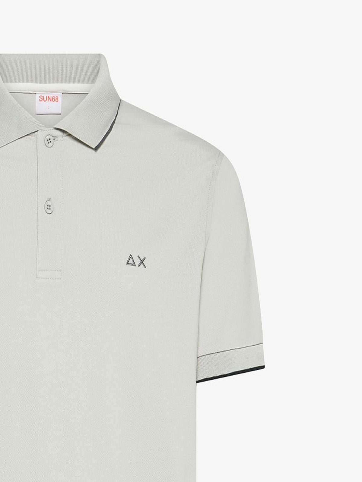 POLO SMALL STRIPE ON COLLAR S/S 