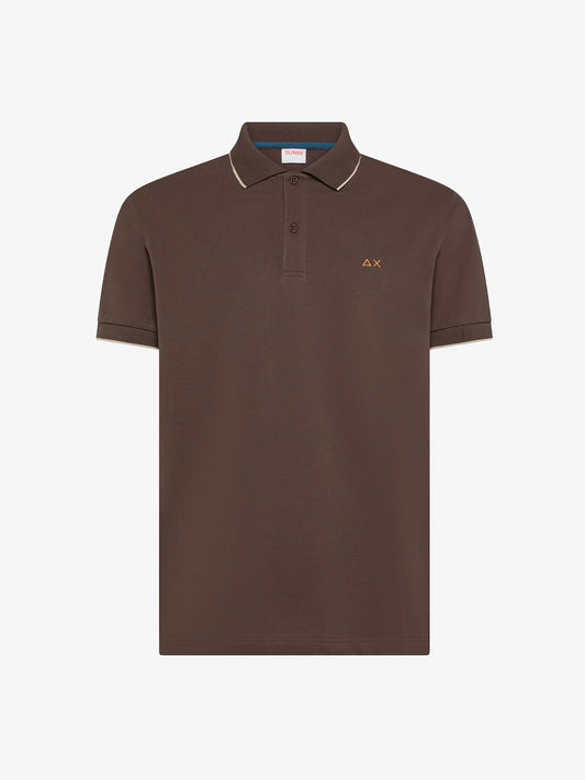 POLO SMALL STRIPE ON COLLAR S/S 