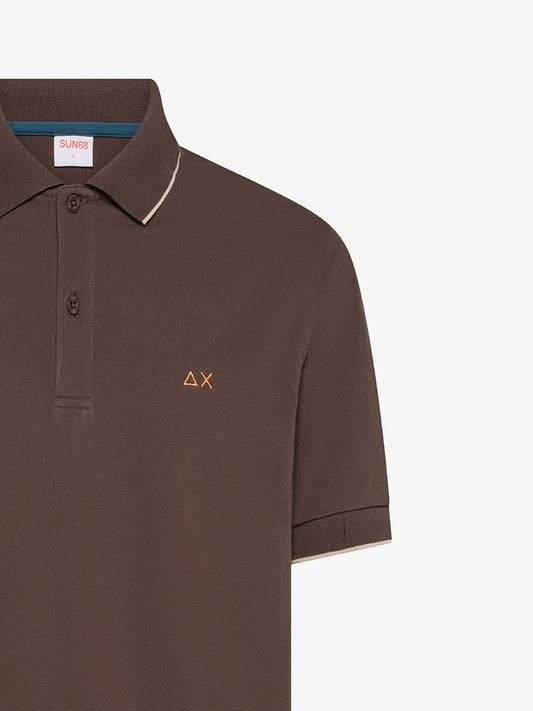 POLO SMALL STRIPE ON COLLAR S/S 
