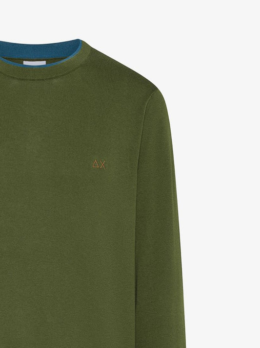 SWEATER NECK DOUBLE RIB L/S 