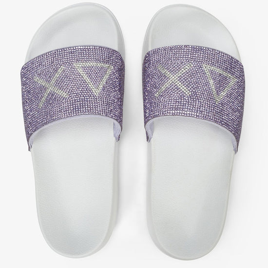 SLIPPERS STRASS LOGO 