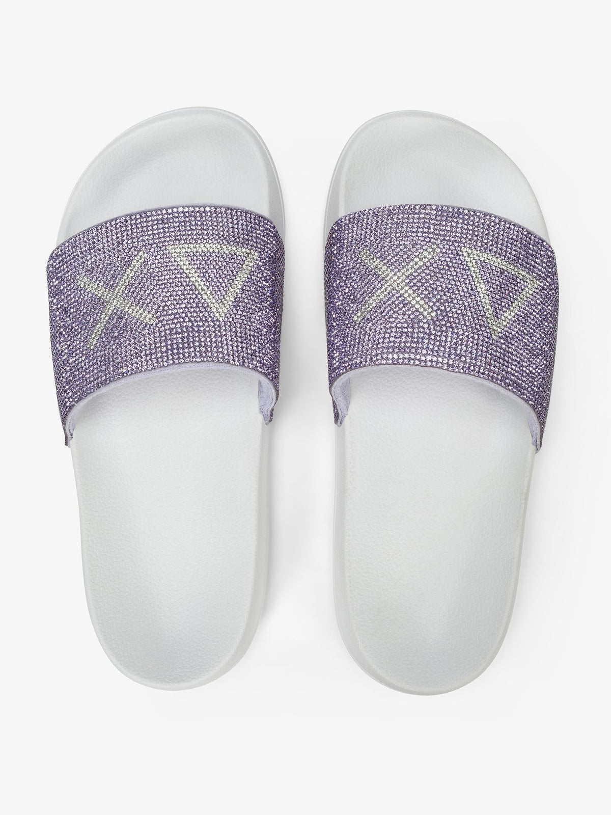 SLIPPERS STRASS LOGO 