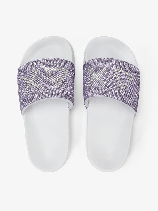 GIRL'S SLIPPERS STRASS LOGO (TEEN) 