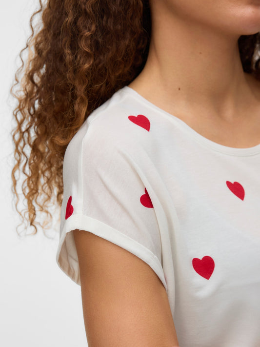 10214302/Snow White RED SALSA VERO MODA