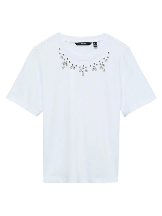 10330329/Bright White STRASS VERO MODA