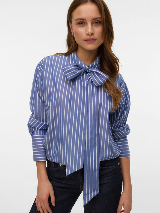 10342449/Dark Denim Snow white VERO MODA