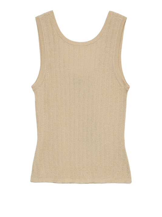 10342597/Oatmeal W GOLD LUREX VERO MODA