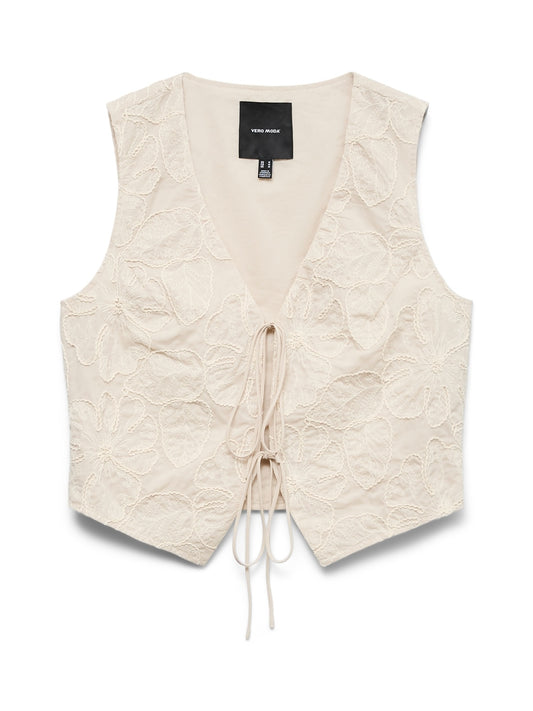 10344377/Oatmeal OATMEAL EMBROIDERY VERO MODA
