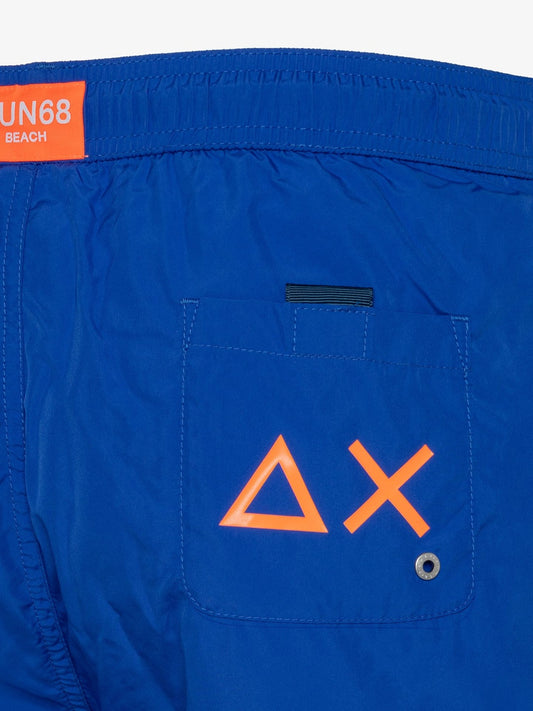 SWIM PANT WITH MACRO LOGO ON FRONT 