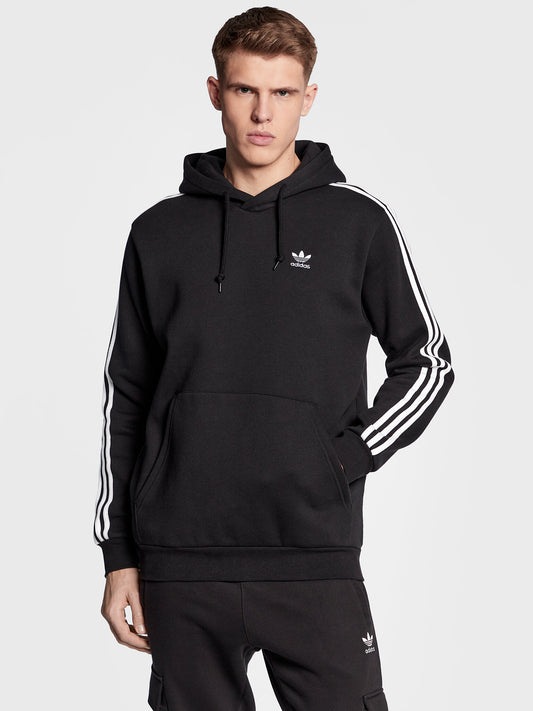 3-STRIPES HOODY     BLACK 