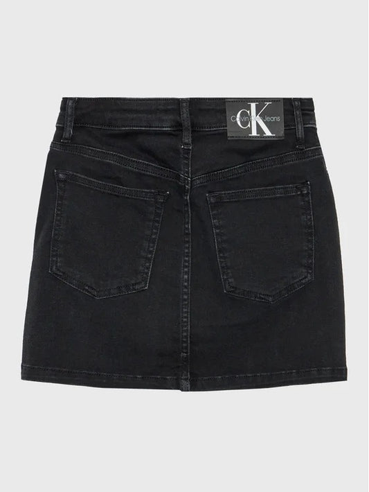 STRAIGHT SKIRT WASHED BLACK TA 
