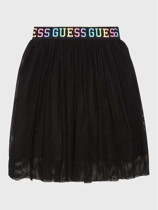 STRETCH NET MIDI SKIRT 
