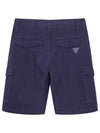 POPLIN CARGO SHORTS 