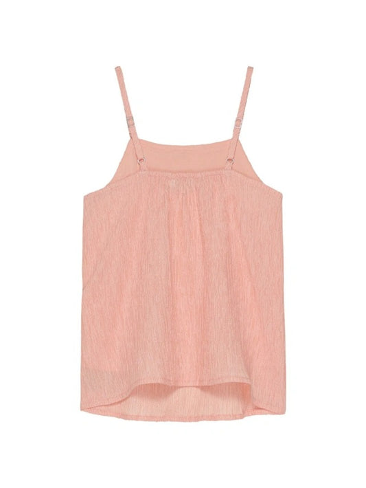 CRINKLE STRAP TOP 