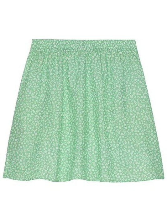 FLOWER AOP SKIRT 