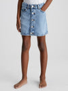 SALT PEPPER A LINE DENIM SKIRT 