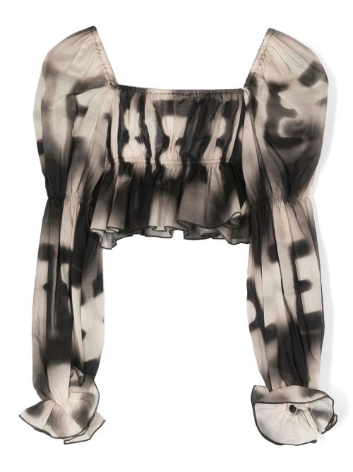 BLUSA MANICA LUNGA IN MUSSOLA 