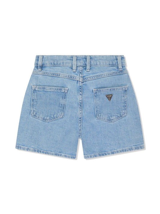 DENIM SHORTS WITH BEADS 