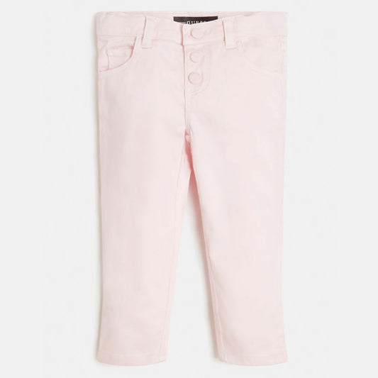 STRETCH SATEEN SKINNY PANTS 