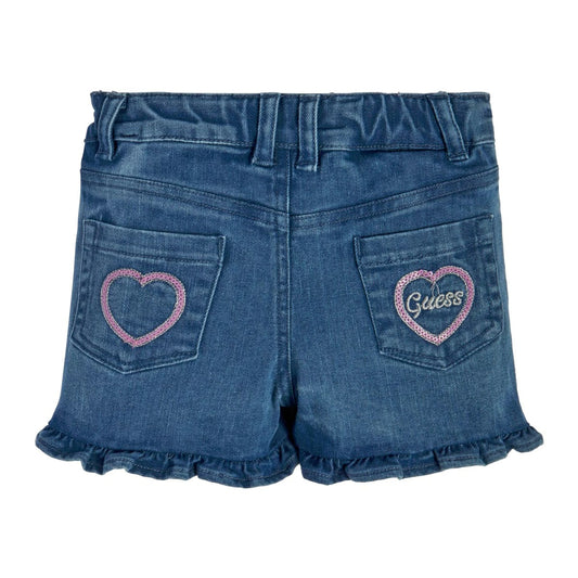 STRETCH DENIM SHORTS 