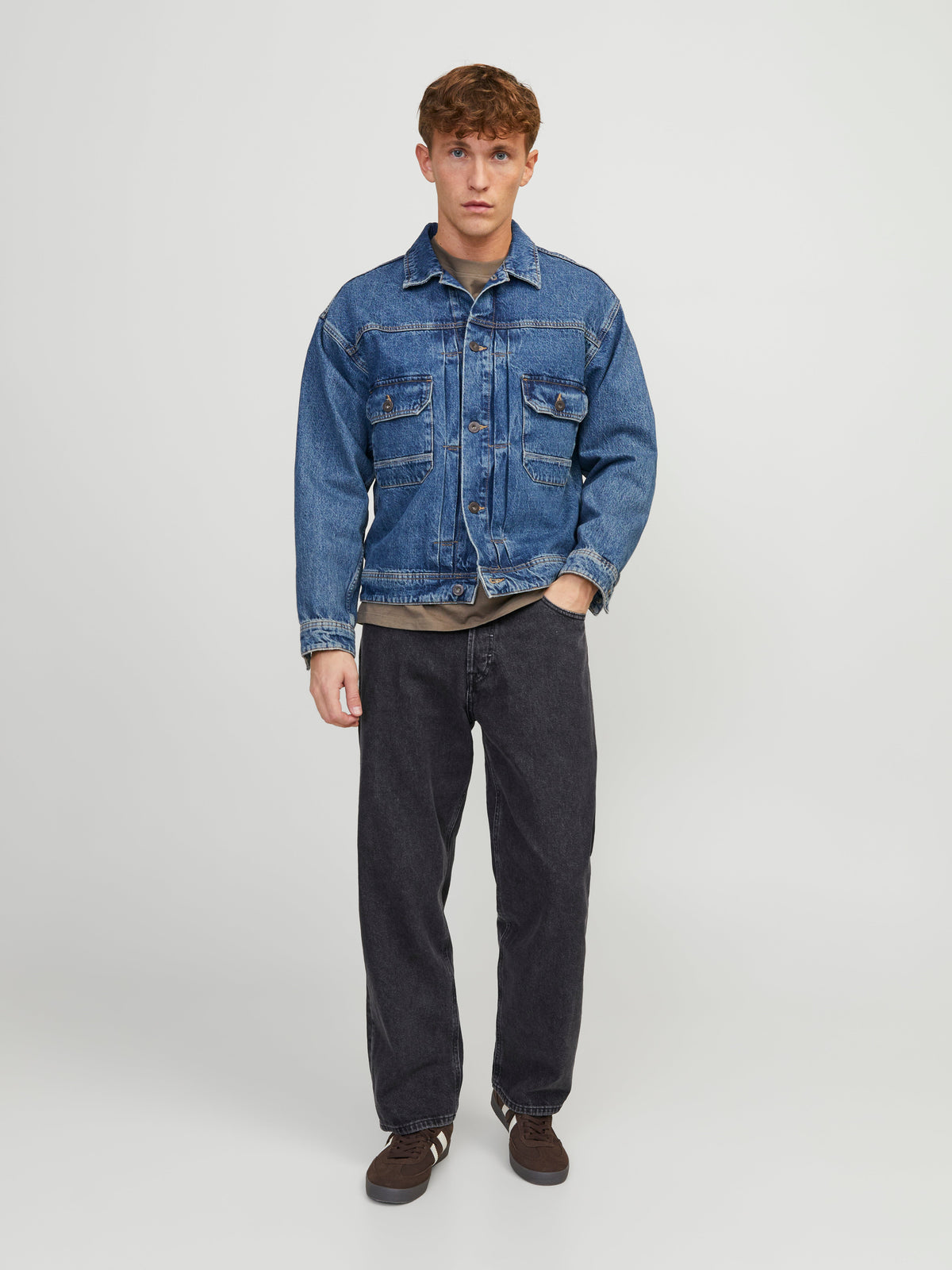 12252762/Black Denim JACK AND JONES
