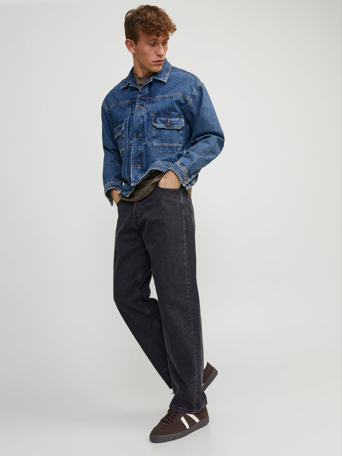 12252762/Black Denim JACK AND JONES