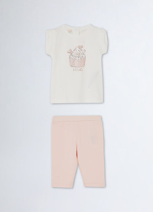 COMPL.T-SHIRT M/C+LEGGINGS 