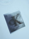 LARGE SHIFTED CK SS T-SHIRT 