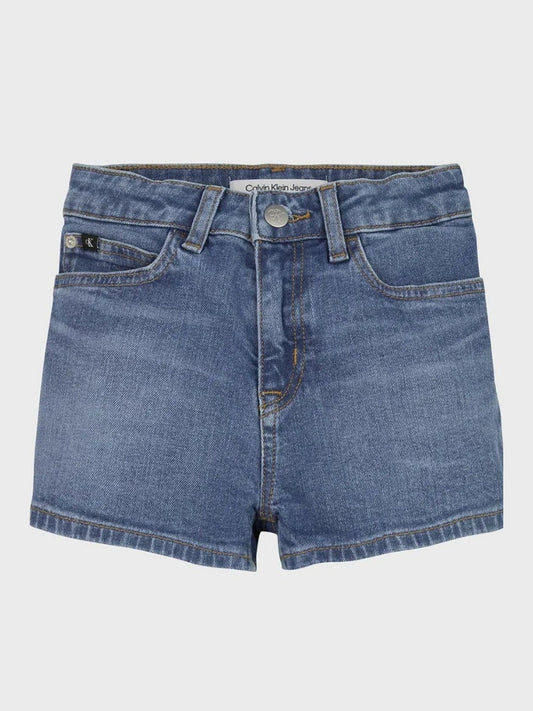 MID BLUE HR RELAXED SHORTS 