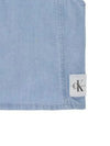 DENIM LOGO STRAP TOP 