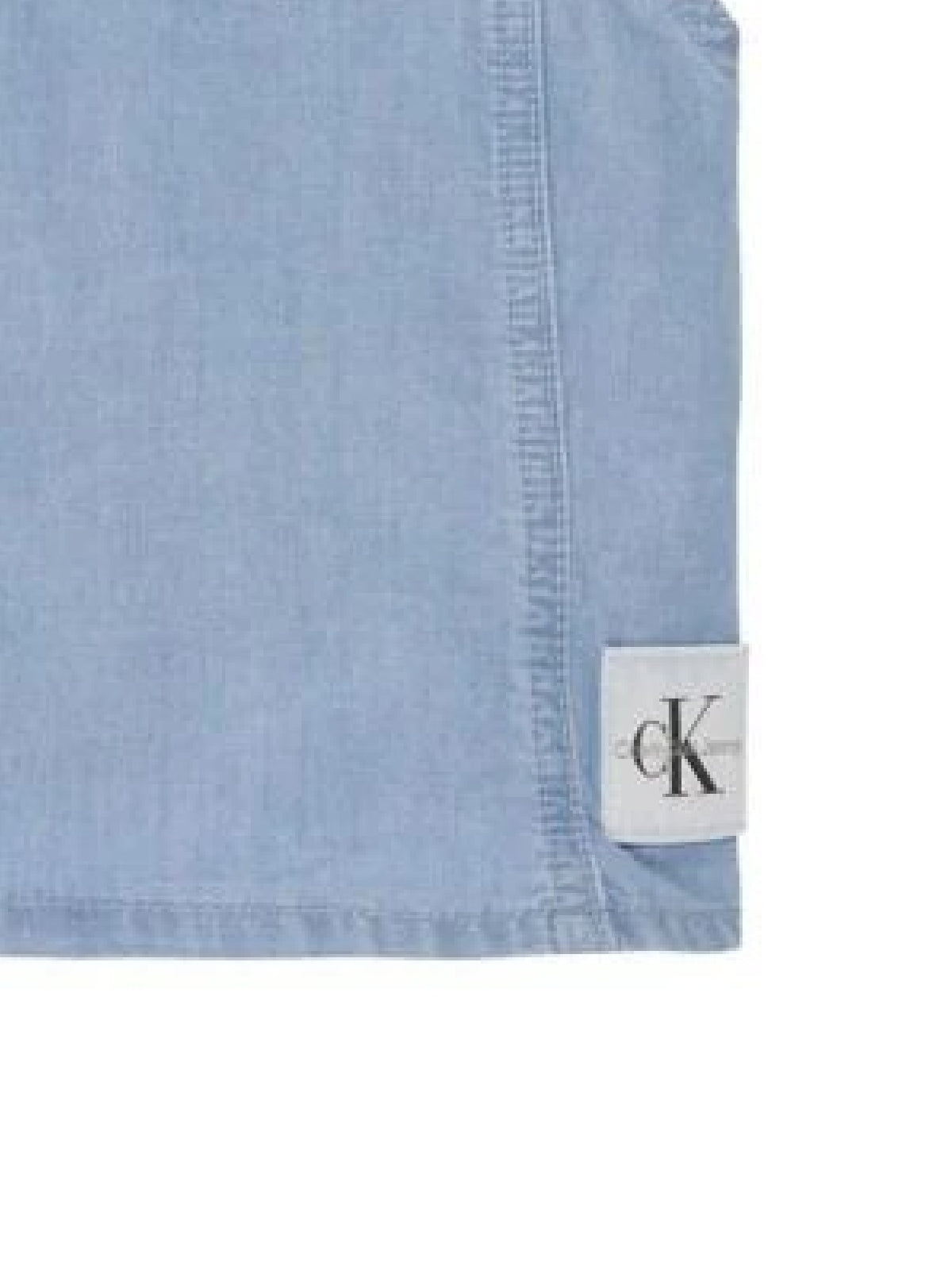 DENIM LOGO STRAP TOP 