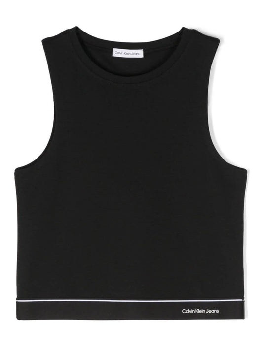 LOGO TAPE SLEEVELESS PUNTO TOP 