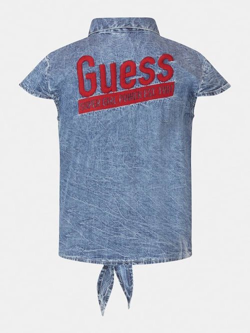 DENIM KNOT SS SHIRT 